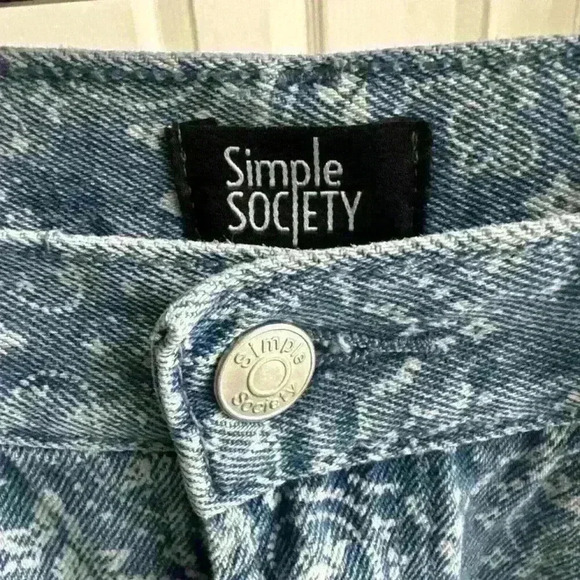 SImple Society Women's Straight High Rise Jeans Size 7/28 - Picture 3 of 6